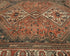 6x8 Vintage Rust Persian Style Hand Knotted Low Pile Wool Area Rug